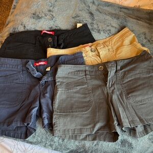 Unionbay juniors Casual Shorts - Black, Tan, Gray, Navy